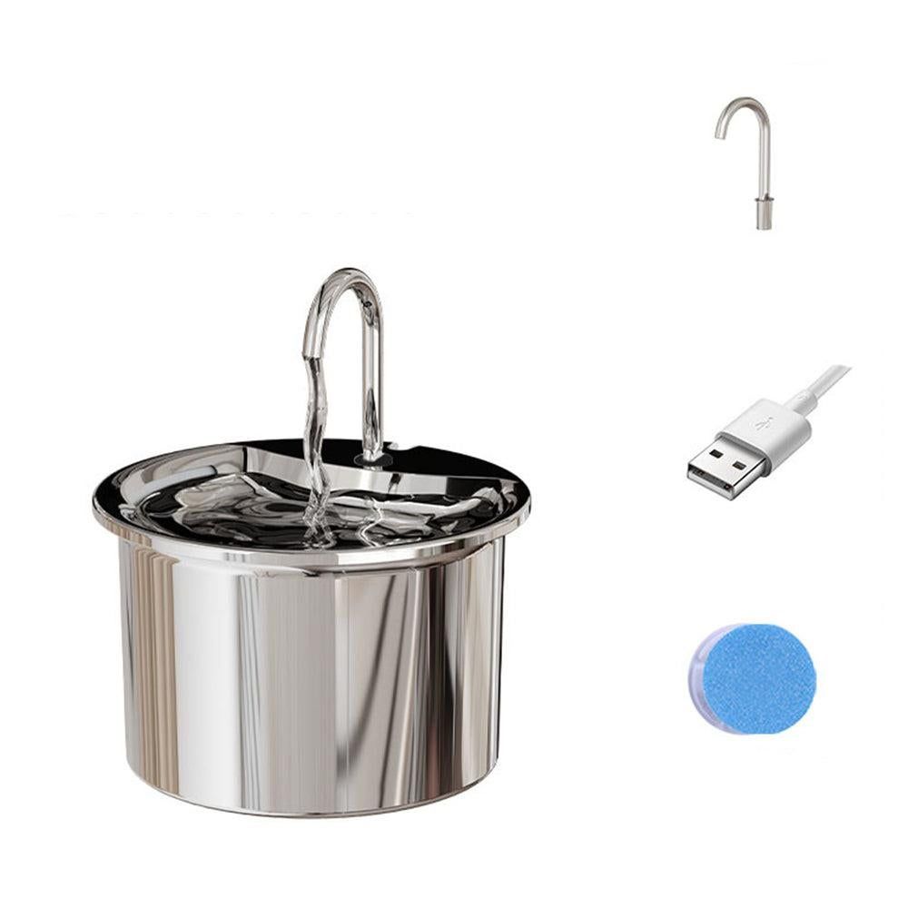 Electric Pet Water Dispenser | 1.8L Stainless Steel