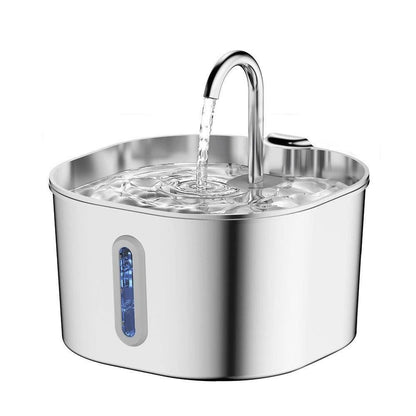 USB Stainless Steel Pet Water Fountain | 2.2L