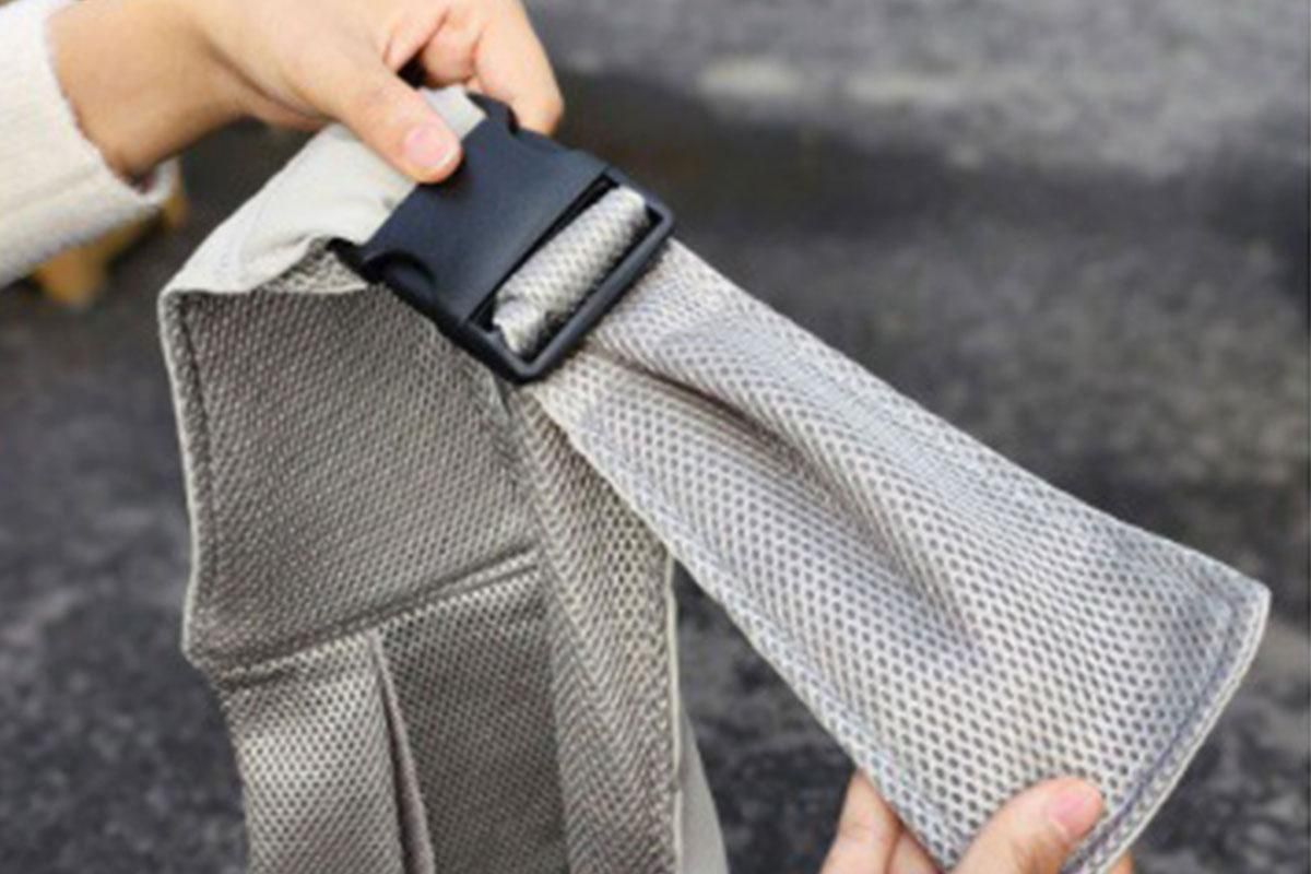 Breathable Pet Carrier Sling with Storage Pocket | Gray