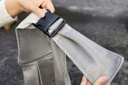 Breathable Pet Carrier Sling with Storage Pocket | Gray