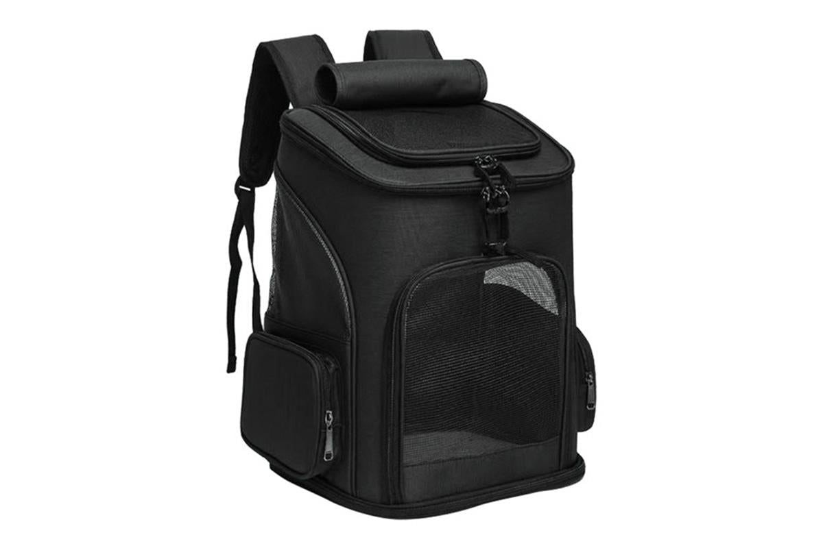 Expandable Cat Backpack Carrier | Ventilated Mesh & Bubble Window