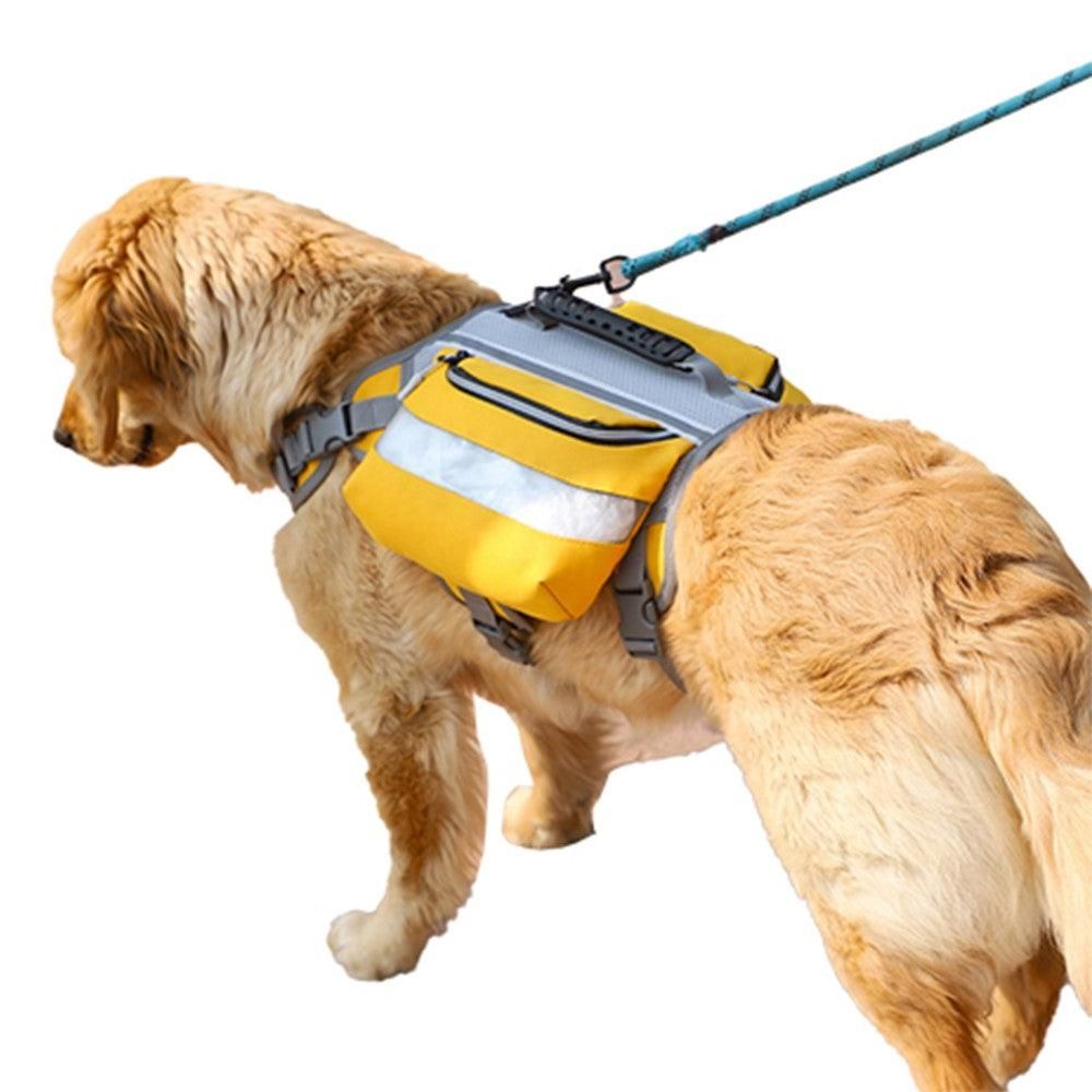 Pet Dog Backpack | Adjustable Camping & Hiking | Green