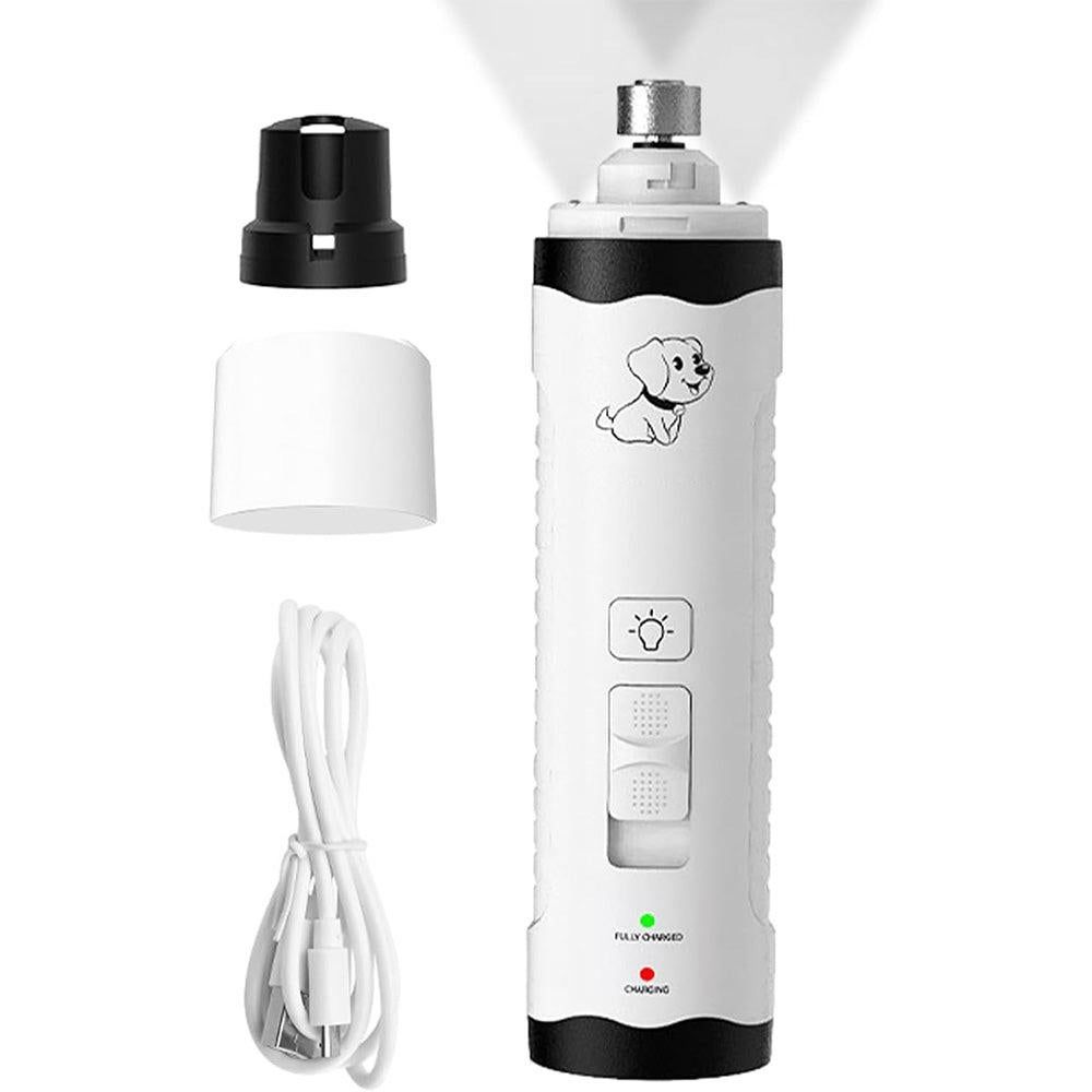 Electric Dog Nail Grinder - M3 Rechargeable Pet Nail Trimmer Grooming