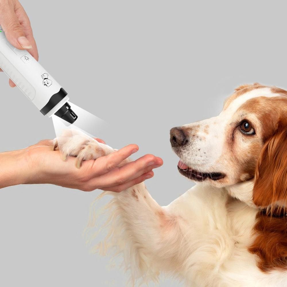 Electric Dog Nail Grinder - M3 Rechargeable Pet Nail Trimmer Grooming