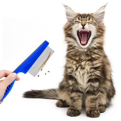5 Pcs Set Flea Lice Comb for Pets Stainless Steel Dog Cat Dematting