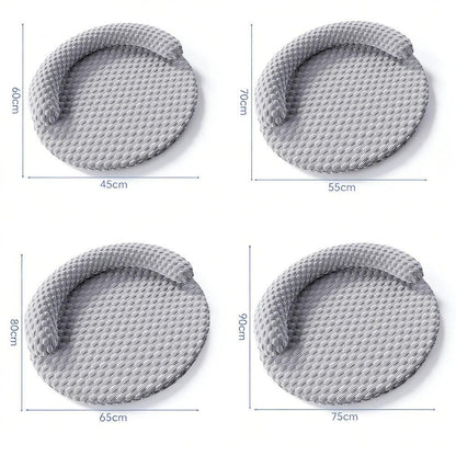 Washable Cooling Pet Bed with Removable Cover for Dogs & Cats | Gray (2)