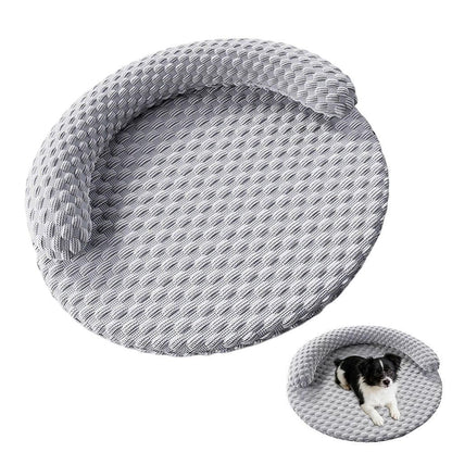 Washable Cooling Pet Bed with Removable Cover for Dogs & Cats | Gray (2)