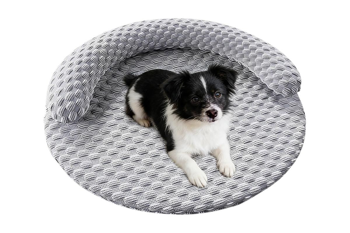 Washable Cooling Pet Bed with Removable Cover for Dogs & Cats | Gray (2)