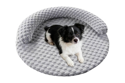Washable Cooling Pet Bed with Removable Cover for Dogs & Cats | Gray (2)