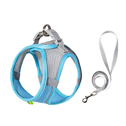 Cat Harness and Leash Set | Breathable Reflective Vest | Small