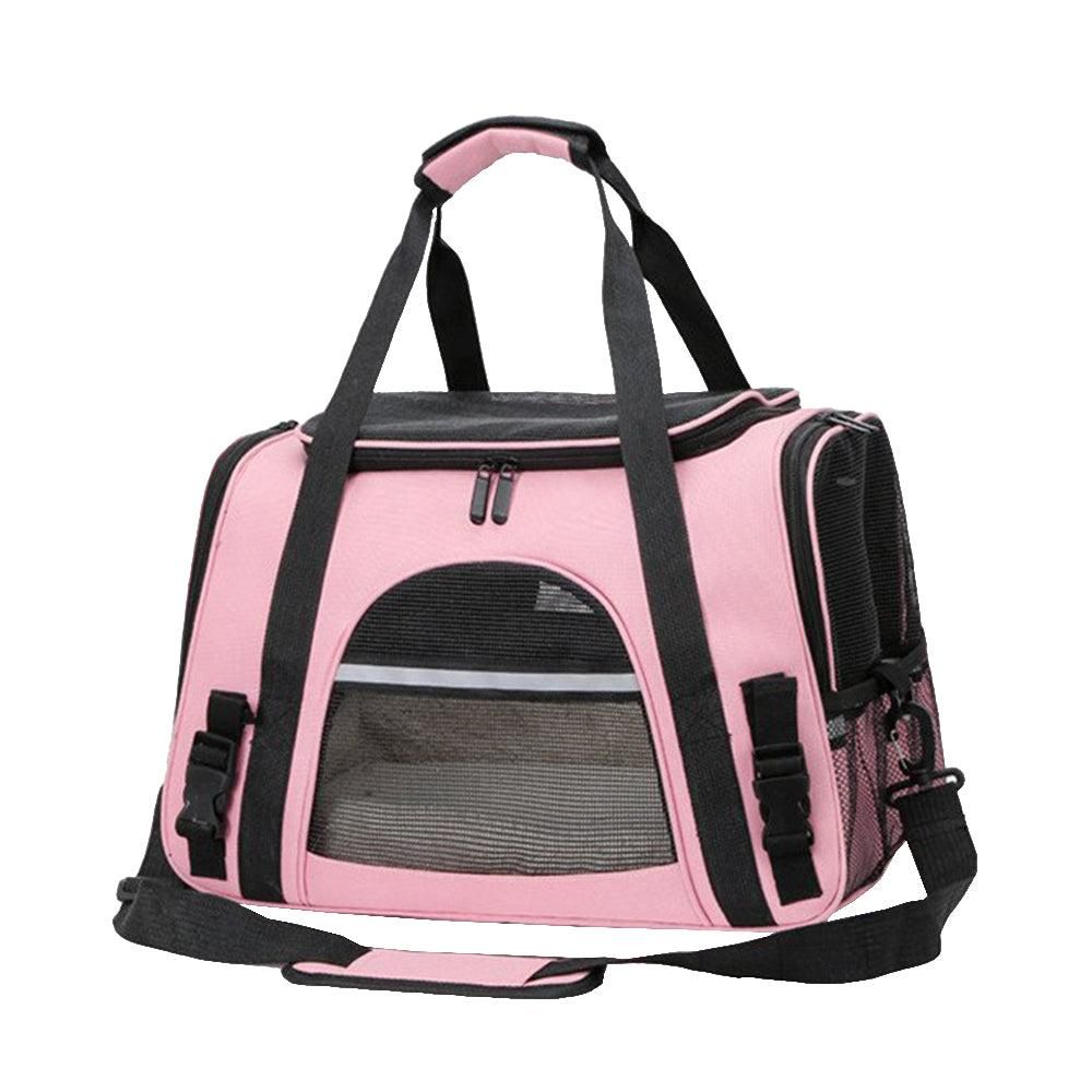 Cat Travel Carrier Bag | Portable Soft Carrier | Pink