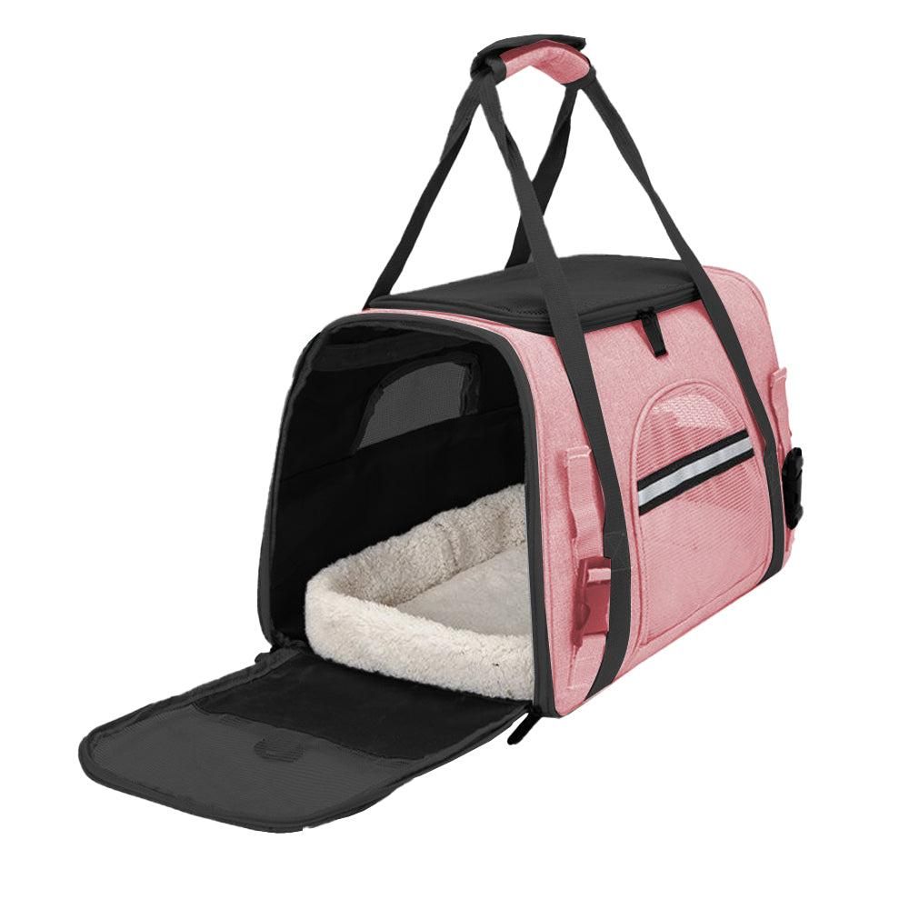 Cat Travel Carrier Bag | Portable Soft Carrier | Pink