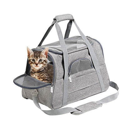 Cat Travel Carrier Bag | Portable Soft Carrier | Pink