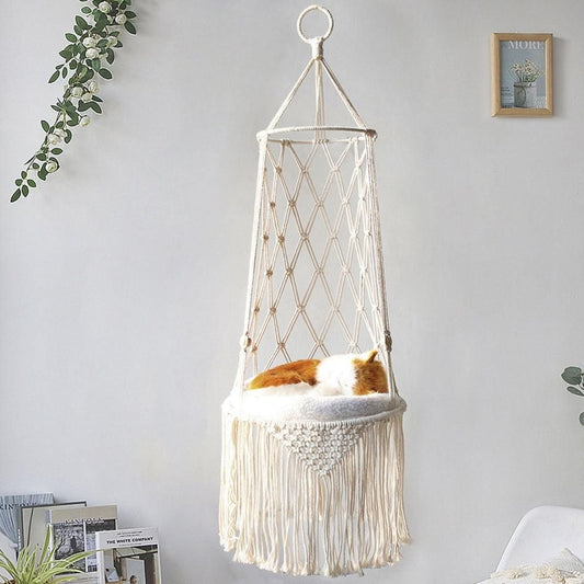 Pet Hammock Hanging Cat Bed | Aerial Window Seat Nest | Small