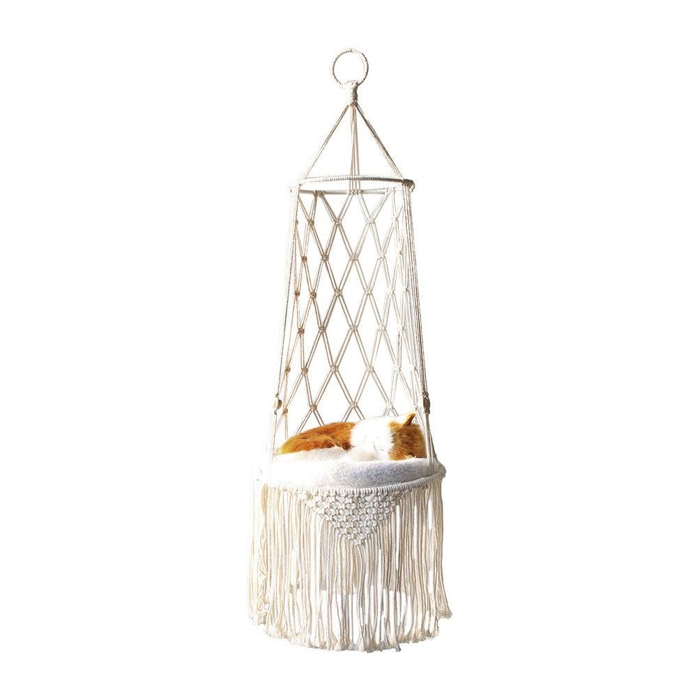 Pet Hammock Hanging Cat Bed | Aerial Window Seat Nest | Large