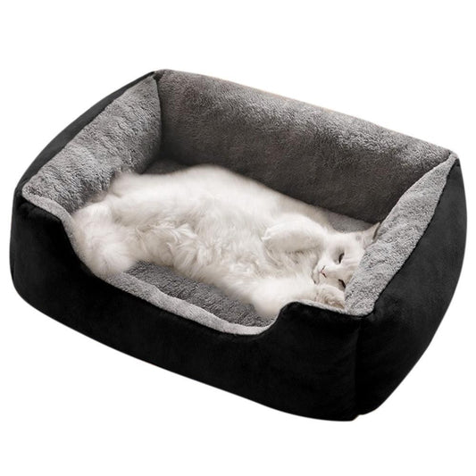 Rectangle Pet Bed for Dogs Cats Beds Warming Soft Calming Sleeping