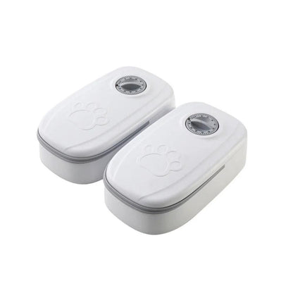 Timer Controlled Pet Feeder for Cats & Small Dogs Wet/Dry Food Style 2
