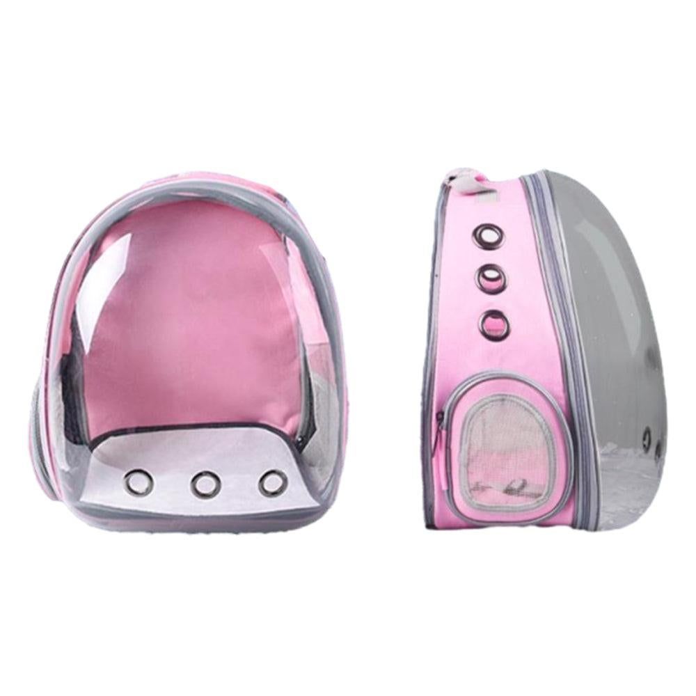 Expandable Cat Backpack Carrier | Tinted Bubble Window | Pink