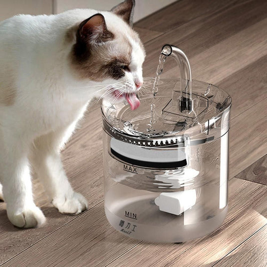 WF060 Pet Water Fountain Cat Dog Electric Drink Dispenser Filter