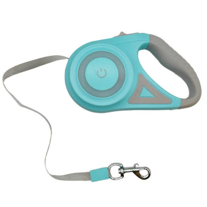 5M RGB Light Pet Leads Retractable Traction Rope Pet Cat Dog Leash