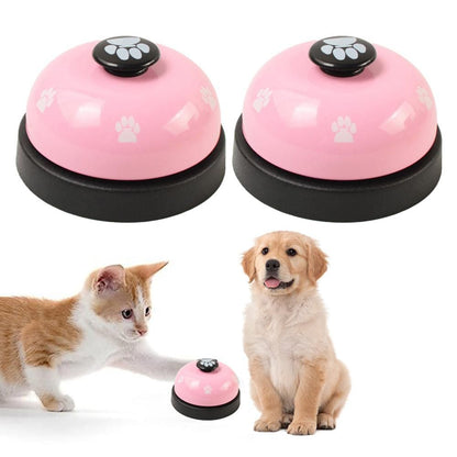 2Pcs Pet Training Bells Dog Cat Training Equipment Interactive Toys
