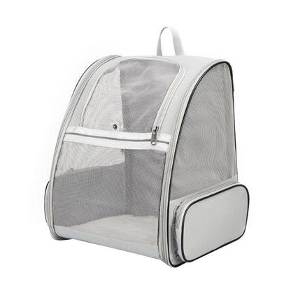 Travel Cat Carrier Backpack | Breathable Outdoor | Grey