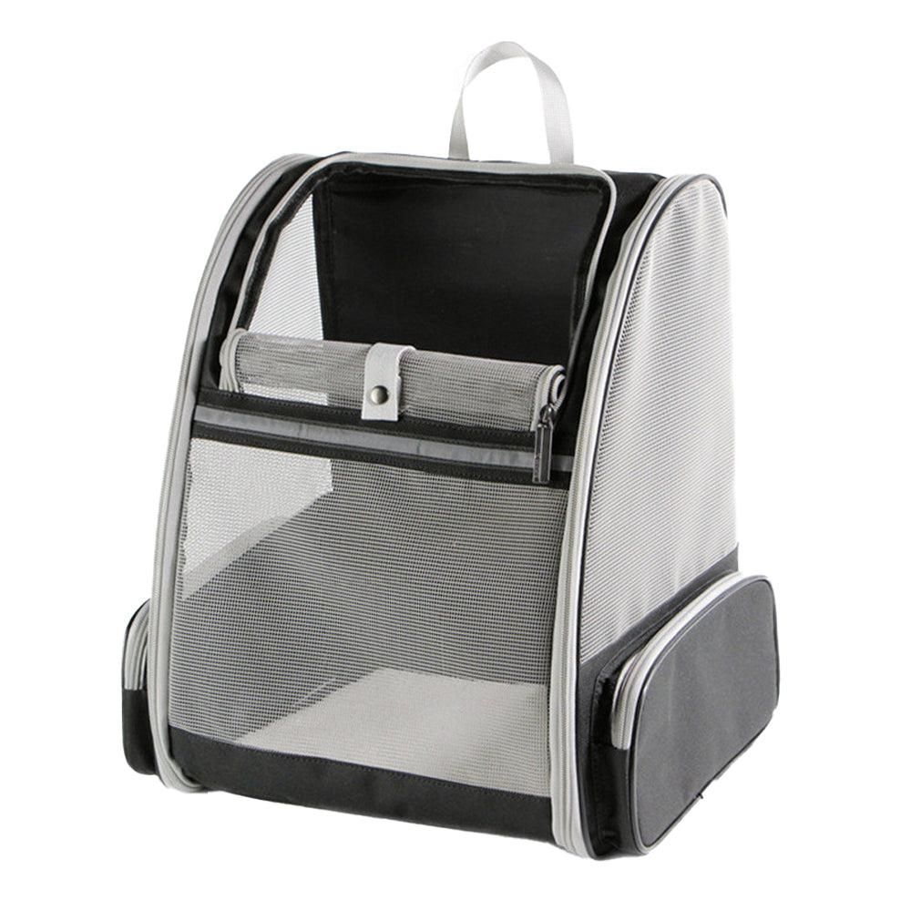 Travel Cat Carrier Backpack | Breathable Outdoor | Grey