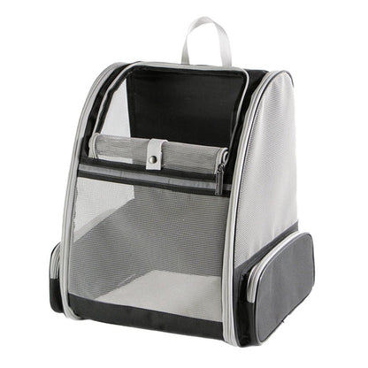 Travel Cat Carrier Backpack | Breathable Outdoor | Grey