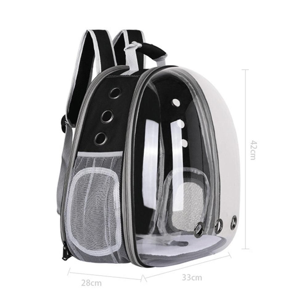 Expandable Cat Backpack Carrier | Tinted Bubble Window | Grey
