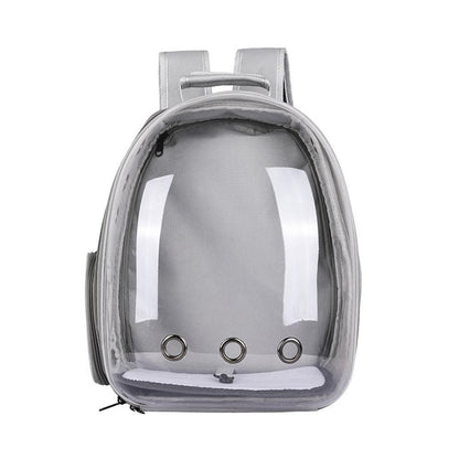 Expandable Cat Backpack Carrier | Tinted Bubble Window | Grey