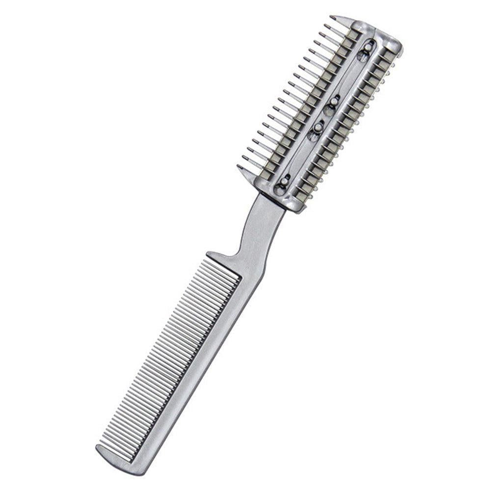 Two-Sided Pet Grooming Comb with Razor for Dog & Cat Fur Trimming