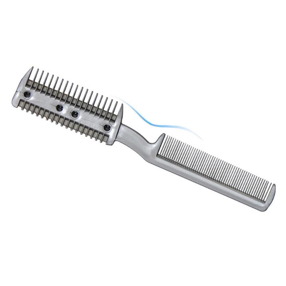 Two-Sided Pet Grooming Comb with Razor for Dog & Cat Fur Trimming