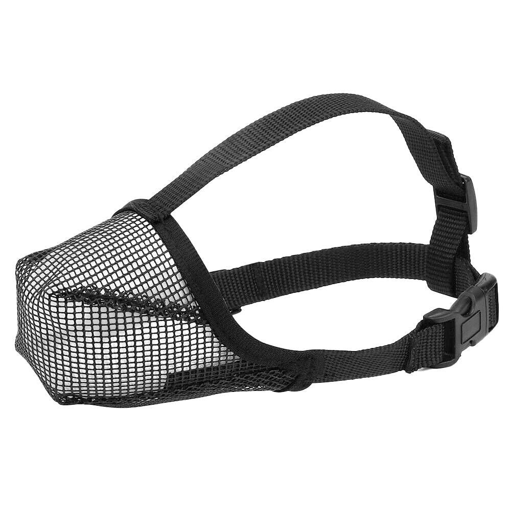 Soft Mesh Covered Dog Muzzle with Adjustable Straps Anti-Biting