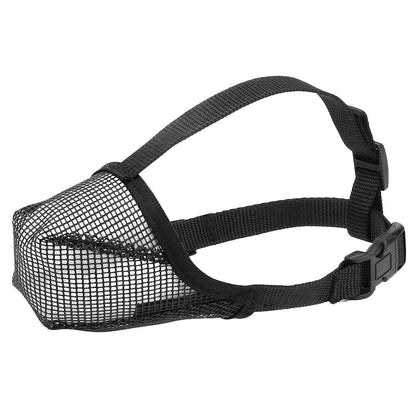 Soft Mesh Covered Dog Muzzle with Adjustable Straps Anti-Biting