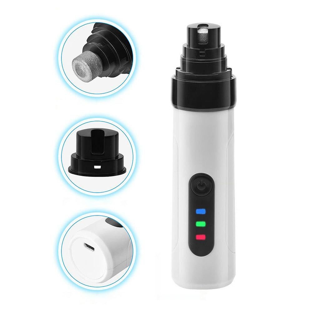 2-Mode Silent Pet Grooming Nail Grinder Rechargeable Dog Nail Trimmer