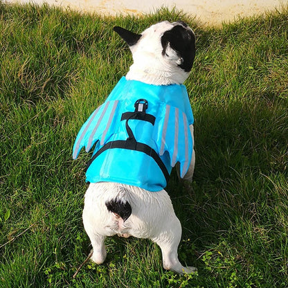Dog Life Jacket Wings Pet Life Vest Adjustable Dog Flotation Swim Vest | XS