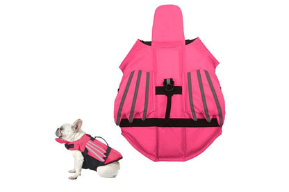 Dog Life Jacket Wings Pet Life Vest Adjustable Dog Flotation Swim Vest | Blue (3)