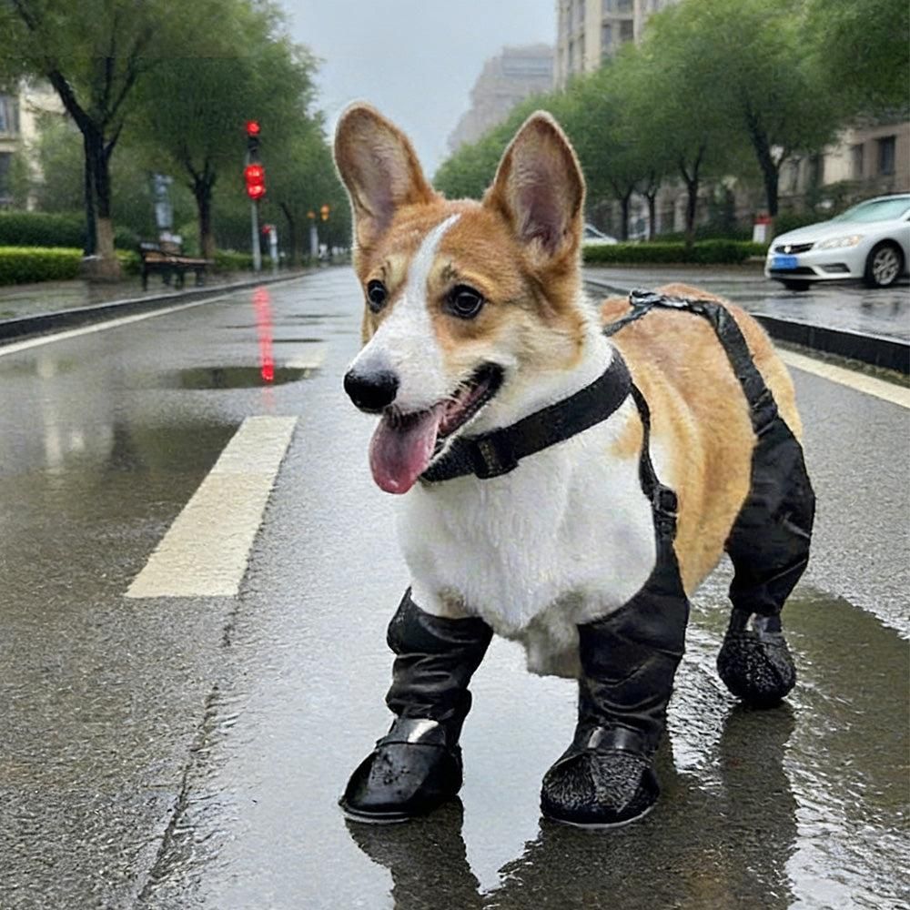 Waterproof Pet Boots Dog Rain Shoes for Outdoor Use - XS