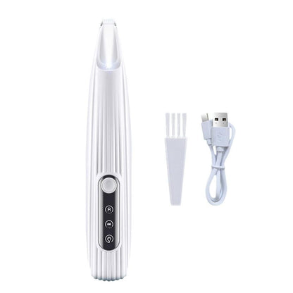 Dog Paw Trimmer with LED Light Rechargeable Pet Hair Clippers for Small