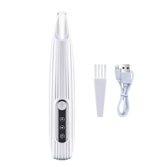 Dog Paw Trimmer with LED Light Rechargeable Pet Hair Clippers for Small