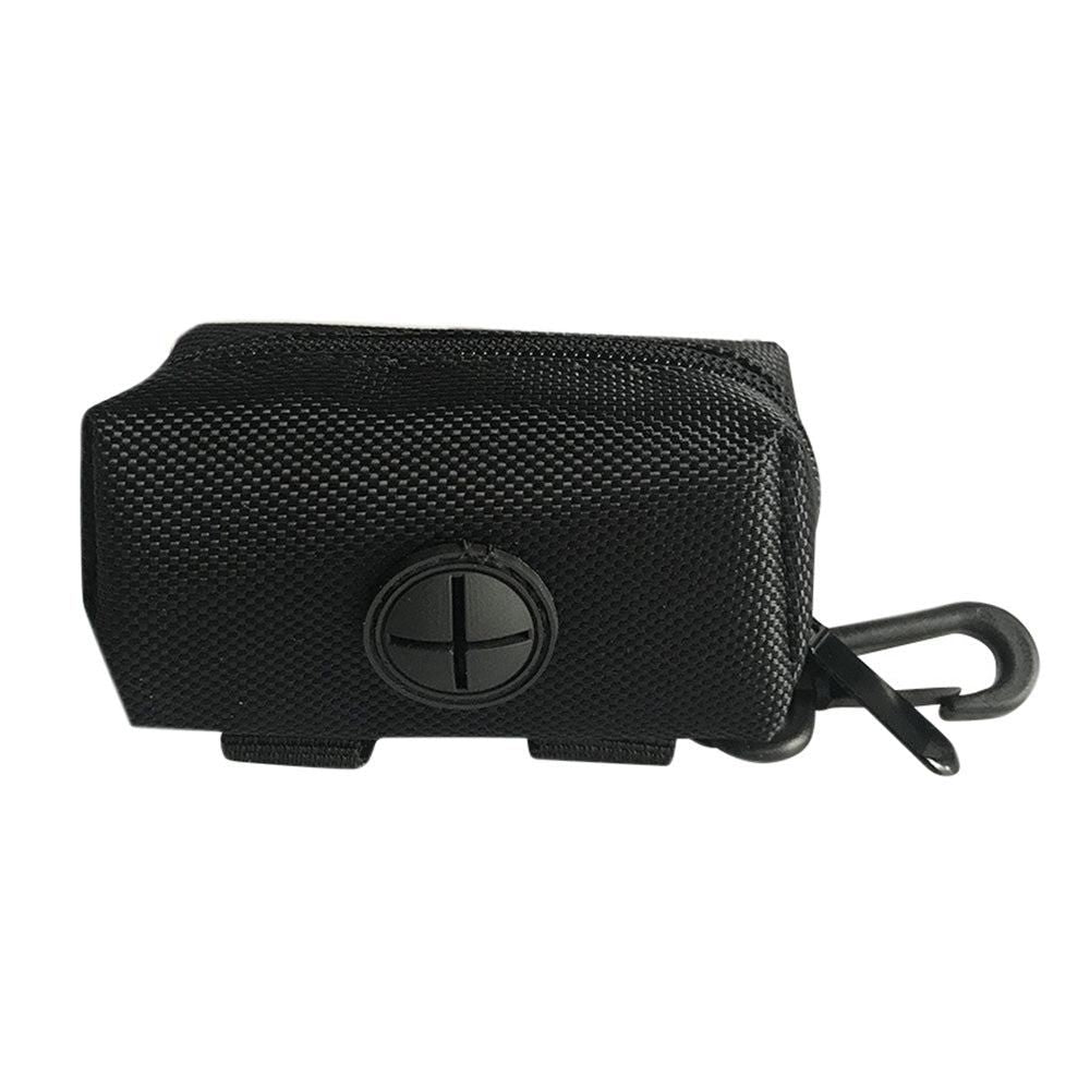 Dog Poop Bag Dispenser with Holder | Puppy Walking Cleanup | Black