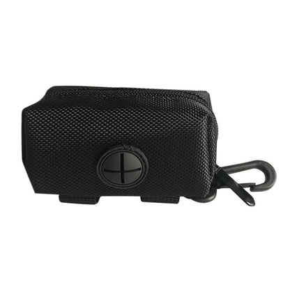 Dog Poop Bag Dispenser with Holder | Puppy Walking Cleanup | Black