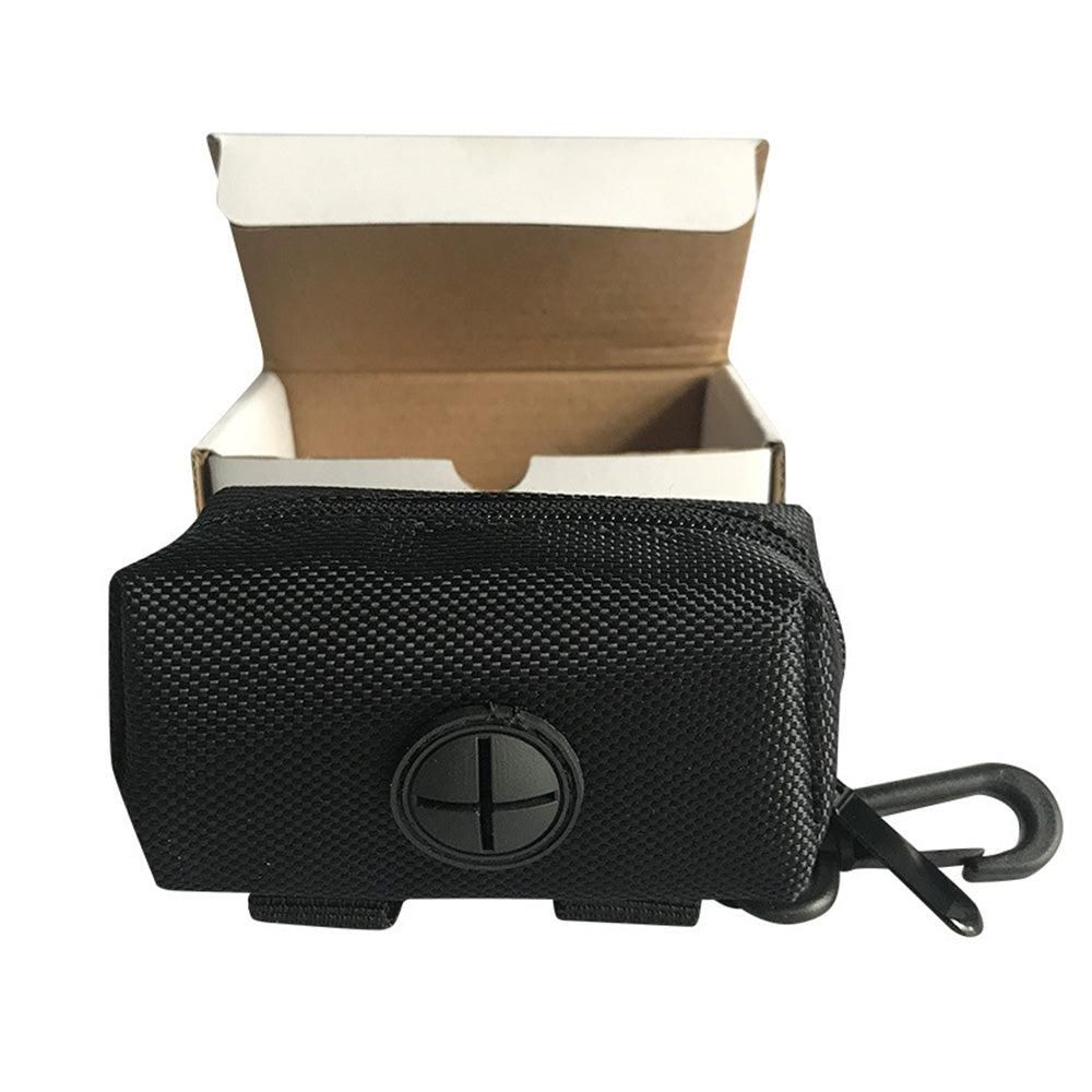 Dog Poop Bag Dispenser with Holder | Puppy Walking Cleanup | Black