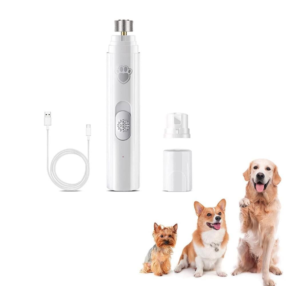 Pet Dog Electric Nail Grinder Rechargeable Nail Trimmers Clipper Green