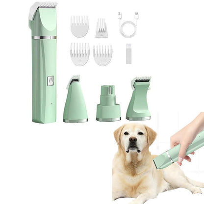 Pet Grooming Kit Cat Dog Clippers Pet Hair Trimmer Electric Shaver White