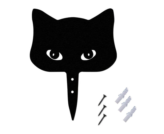 Peeping Cat Garden Stake Insert Decoration Set A