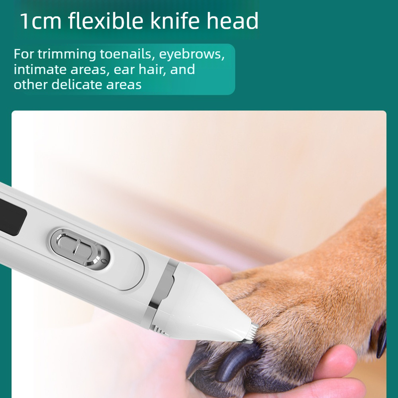 Pink 4-in-1 Pet Electric Clipper | Hair Trimmer Nail Grinder