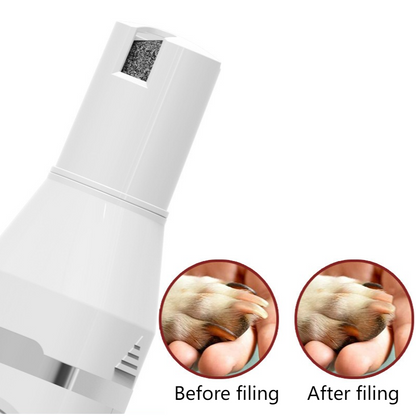 Pink 4-in-1 Pet Electric Clipper | Hair Trimmer Nail Grinder