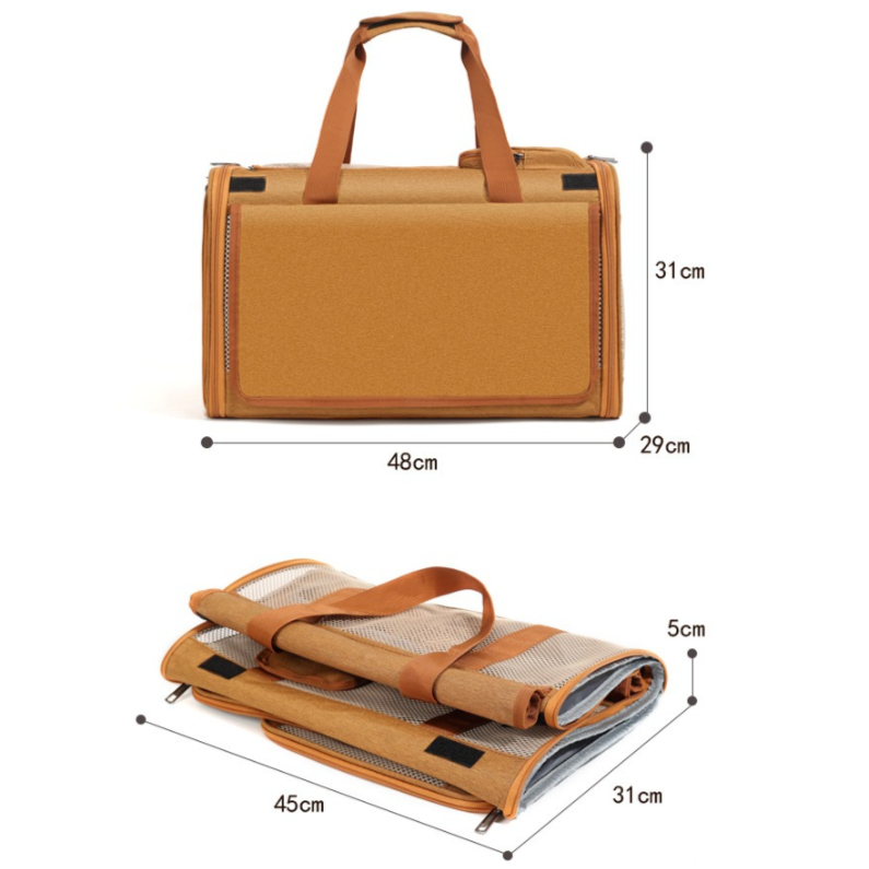 Multifunctional Pet Travel Bag: Large Capacity