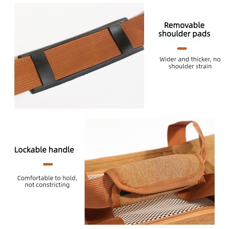 Multifunctional Pet Travel Bag: Large Capacity